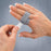 3pp Buddy Loops - Finger Splint Adult One Size Fits Most Hook and Loop Strap Closure Black - P1007-50