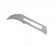 Myco Medical Supplies Glassvan Surgical Blade Carbon Steel Size 12B Sterile Disposable - 2001T-12B