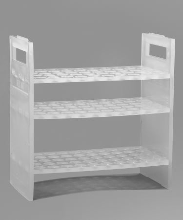 Bel-Art Products Pipette Support Rack Polypropylene, 50 Place, 4-1/2 X 8-3/4 Inch For Single Channel Pipettes - 18953-0000