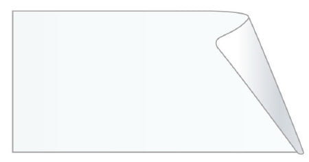 United Ad Label Blank Label Clear 1 X 2-1/4 Inch - ULUS403