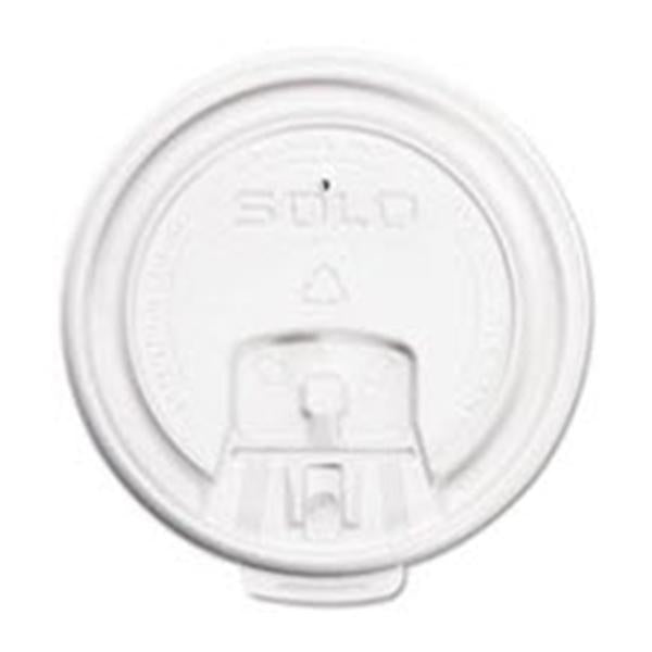 Imperial Bag & Paper Inc Lid Liftback Solo Plastic 8 Oz White 100/Package, 10 Pk/Ca - LB3081
