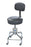 Pedigo Products - Utility Stool Upholstered Spring Back Screw Shaft 2 Inch Double Ball Bearing Casters Yellow - P-51-R-FWY
