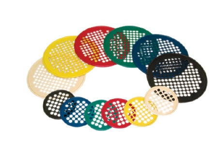 Fabrication Enterprises CanDo Web Hand Exerciser Tan, Yellow, Red, Green, Blue, Black - 10-0886