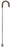 Fabrication Enterprises - Round Handle Cane Aluminum 29 to 38 Inch Height Silver - 43-2000