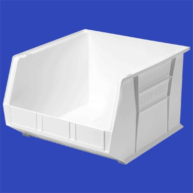 Health Care Logistics HCL Super Tough Storage Bin White Industrial Grade Polymers 11 X 16-1/2 X 18 Inch - 1438W