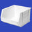 Health Care Logistics HCL Super Tough Storage Bin White Industrial Grade Polymers 11 X 16-1/2 X 18 Inch - 1438W