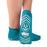 Pillow Paws Your Way - Slipper Socks One Size Fits Most Teal Ankle High - 3828