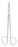 Miltex - Dental Scissors Kelly 6-1/4 Inch Length Surgical Grade Stainless Steel NonSterile Finger Ring Handle Curved Blade Sharp Tip / Sharp Tip - 5D-253