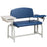 Clinton Industries Lab-X Series Extra-Wide Blood Drawing Chair with Drawer Single Adjustable Flip Armrest Desert Tan - 66002-3DT