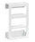 Market Lab Inc Glove Box Holder Horizontal Mount 3-Box White 3.81 X 10 X 16 Inch Powder Coated Metal - 1052