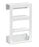 Market Lab - Glove Box Holder Wall Mounted 3-Box Capacity White 3.81 X 10 X 16 Inch Stainless Steel - 1052