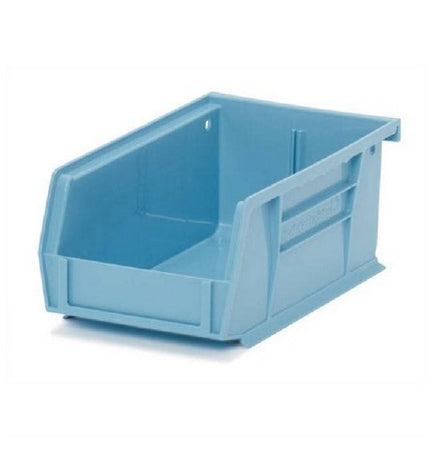 Market Lab Inc Akrobins Storage Bin AkroBins Light Blue Industrial Grade Polymers 3 X 4-1/8 X 7-3/8 Inch - 6001-LB