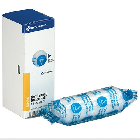 Acme United First Aid Only Conforming Bandage Polyester 3 Inch X 4 Yard Roll Shape NonSterile - FAE-5006