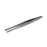 Acme United SmartCompliance Tweezers 3 Inch Stainless Steel NonSterile NonLocking Thumb Handle Straight Slanted Tips - FAE-6019