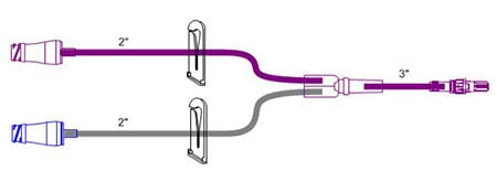 ICU Medical Extension Set 7 Inch Tubing - B1511