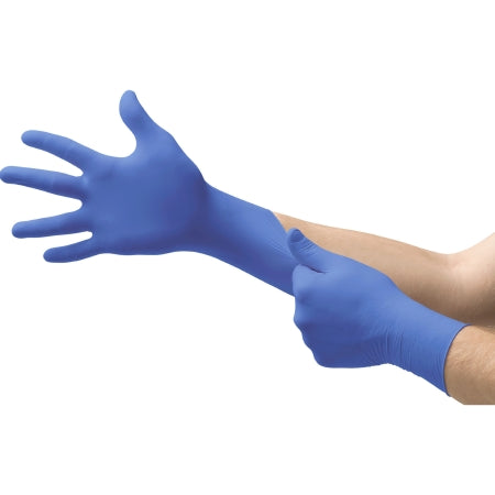 MICROFLEX Cobalt - Exam Glove X-Large NonSterile Nitrile Standard Cuff Length Fully Textured Blue Not Chemo Approved - N194