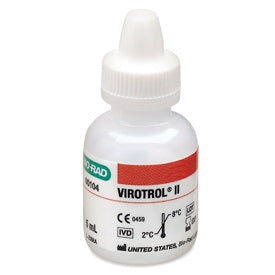 Bio-Rad Laboratories Virotrol II Unassayed Control HBs and HAV Antibodies Single Level, Class A 1 X 5 mL - 00104A