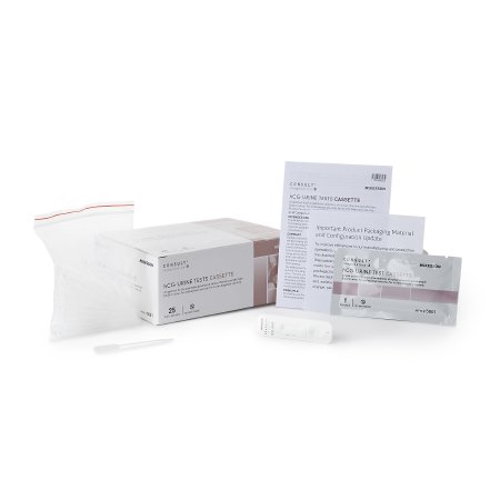McKesson Consult - Rapid Test Kit Fertility Test hCG Pregnancy Test Urine Sample 25 Tests - 5001
