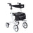 Drive Medical Nitro 4 Wheel Rollator White Tall Height Aluminum Frame - RTL10266WT-T