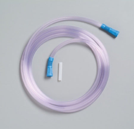 Alimed Suction Connector Tubing 20 Inch Length 3/16 Inch ID Sterile Female Connector Clear NonConductive PVC - 9-999