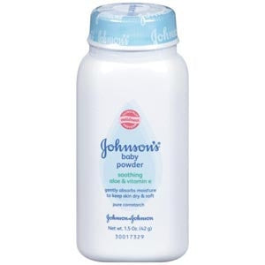 Johnson's - Baby Powder 1-1/2 oz. Scented Shaker Bottle Cornstarch / Aloe / Vitamin E - 10381370052569