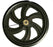 Drive Medical - Rollator Wheel Black - 95032F260N09-BLK