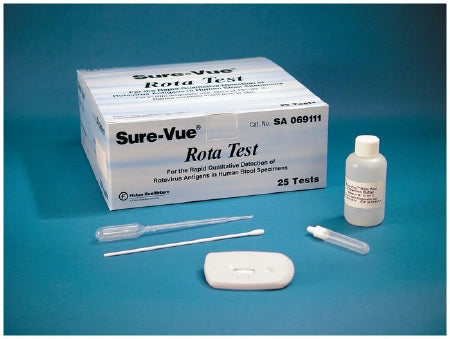 Fisher Scientific Sure-Vue Rota Test Rapid Test Kit Infectious Disease Immunoassay Rotavirus Antigen Stool Sample Non-CLIA Waived 25 Tests - SA069111