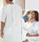 Fashion Seal Uniforms Patient Exam Gown Medium / Large Adult NonSterile Snowflake Print Print - 1736 L