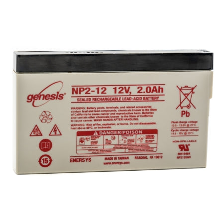 Genesis - Sealed Lead Acid Battery Pack 12V Reusable 1 per Pack - R & D Batteries - 5631
