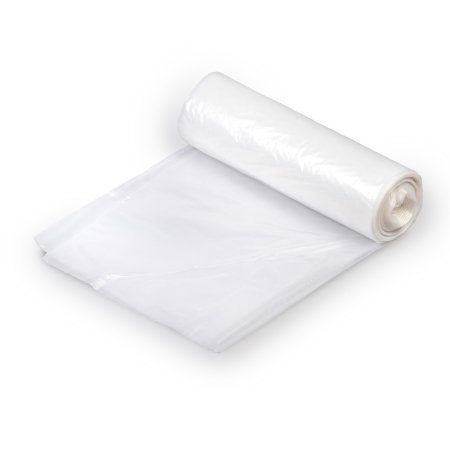 Colonial Bag - Trash Bag 45 gal. Clear HDPE 22 Mic. 40 X 48 Inch X-Seal Bottom Coreless Roll - HCR48STC