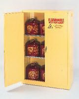 VWR International Safety Storage Cabinet Bench Top 18 Gauge Steel 1 Shelf Three-point Key Lock - 56610-246