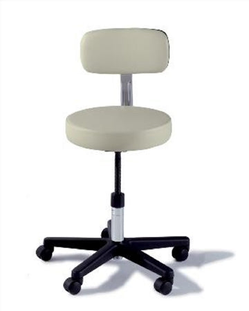 Midmark Ritter 271 Value Series Exam Stool Backrest Spinlift Height Adjustment 5 Casters Shadow - 271-003-232