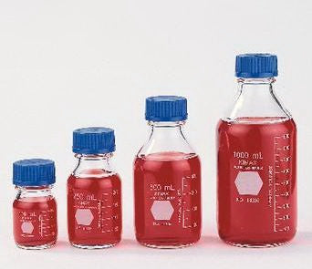 VWR International Kimax Media Storage Bottle General Purpose Glass / Polypropylene Cap 250 mL - 89000-928