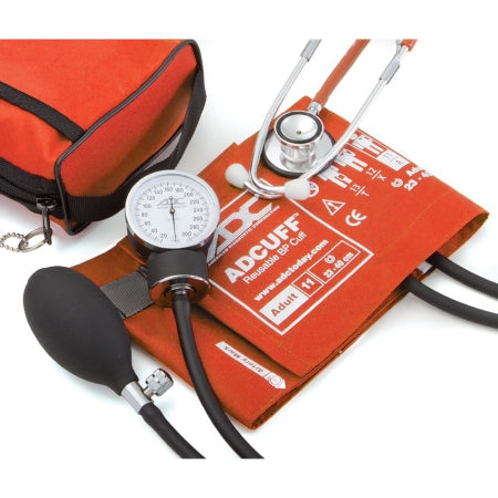 Pro's Combo II - Aneroid Sphygmomanometer Combo Kit Combo Kit Size 11 Nylon Cuff 21 Inch Stethoscope Tube Dual Head Stethoscope - 768-670-11AOR