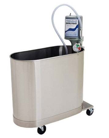 Fabrication Enterprises WHITEHALL Extremity Mobile Whirlpool Tub Whitehall Silver Stainless Steel - 42-1245
