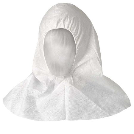 KleenGuard A20 - Protective Hood One Size Fits Most White Elastic Closure - 36890