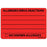 MedVision - Pre-Printed Label Allergy Alert Red Paper ALLERGIES/DRUG REACTIONS______/NO KNOWN ALLERGIES Black Alert Label 2 X 2-15/16 Inch - MV08FR8165