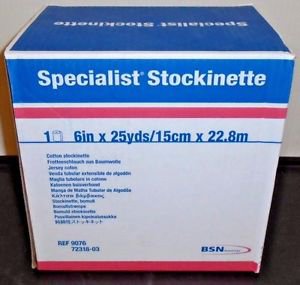 Specialist - Stockinette Undercast 6 Inch X 25 Yard Cotton NonSterile - 9076