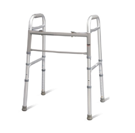 Apex-Carex Healthcare Carex Dual Release Folding Walker Adjustable Height Aluminum Frame 300 lbs. Weight Capacity 30 to 37 Inch Height - FGA86900 0000
