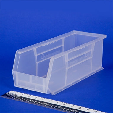HCL Super Tough - Storage Bin Semi-Clear Plastic 5 X 5-1/2 X 14-3/4 Inch - 1403C