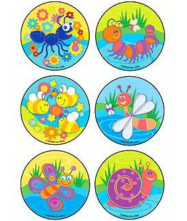 Medibadge Kids Love Stickers 90 Per Unit Cutie Bugs , Assorted Sticker - 2866