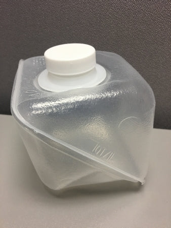 Knocked Down Cubitainer - Lab Storage Container General Purpose Container Polyethylene 1,000 mL (32 oz.) - 14375115B
