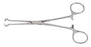 Vantage - Tissue Forceps Babcock 6-1/4 Inch Length Floor Grade Stainless Steel NonSterile Ratchet Lock Finger Ring Handle Curved 8 mm Wide Fenestrated Triangular Jaws - V916-44