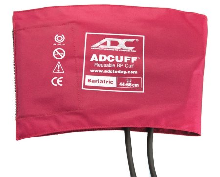 American Diagnostic Corp Adcuff Bariatric Blood Pressure Cuff Adult Large / X-Large 44 - 66 cm Nylon - 845-12BXBD-2