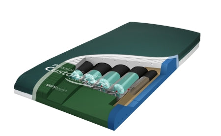 Span America PressureGuard Custom Care Convertible Bed Mattress Pressure Redistribution 84 X 42 X 7 Inch - 95724