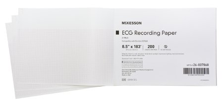 McKesson McKesson ECG Recording Paper 8-1/2 Inch X 183 Foot Z-Fold - 26-007984