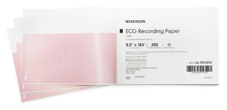 McKesson McKesson ECG Recording Paper 8-1/2 Inch X 183 Foot Z-Fold - 26-007984