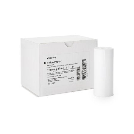 McKesson - Media Recording Paper Premium Grade Paper 110 mm x 20 Meter Roll Without Grid - 9710