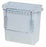 Harloff Bemis Trash Can 3 gal. Rectangular White Plastic Open Top - VS-3GWASTE