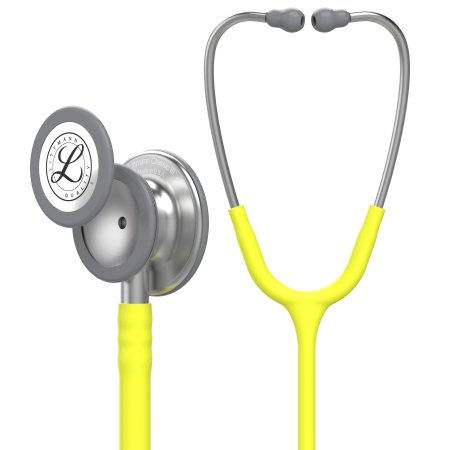 3M Littmann Classic III Classic Stethoscope Yellow 1-Tube 27 Inch Tube Double Sided Chestpiece - 5839